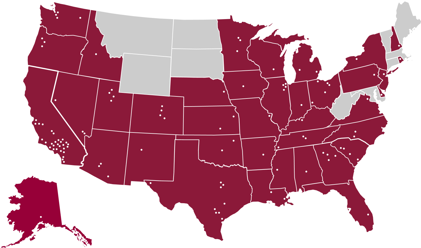 Locations Map